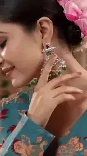 Traditional Oxidised Peacock Jhumka Earrings for Women | Green & Red Stone Ethnic Earrings Imitation Jewellery | ImiStyleJewellery - Imistyle Jewellery