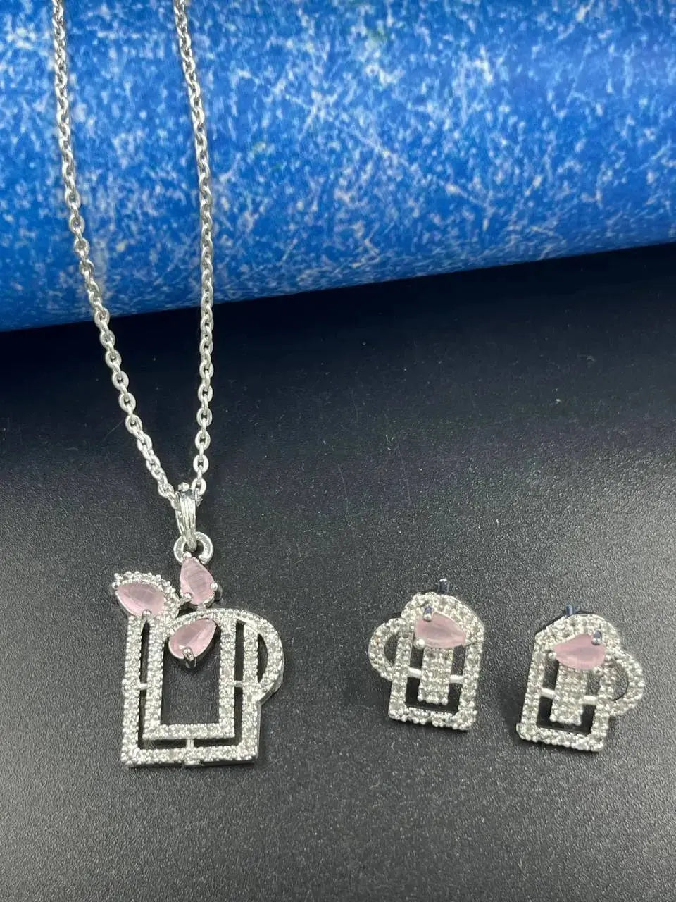 Pink Crystal Mug Pendant Necklace Set for Women | Cute Coffee Mug Design Imitation Jewellery Necklace with Earrings – ImistyleJewellery - Imistyle Jewellery