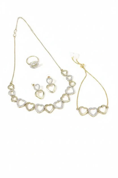 Heart AD Jewellery Combo Set for Women | IMISTYLE - Imistyle Jewellery