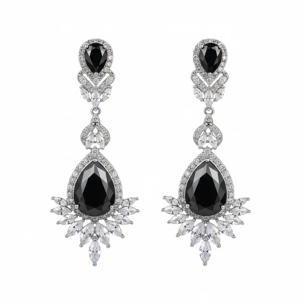 Luxury AD Stone Drop Earrings for Women | IMISTYLE - Imistyle Jewellery