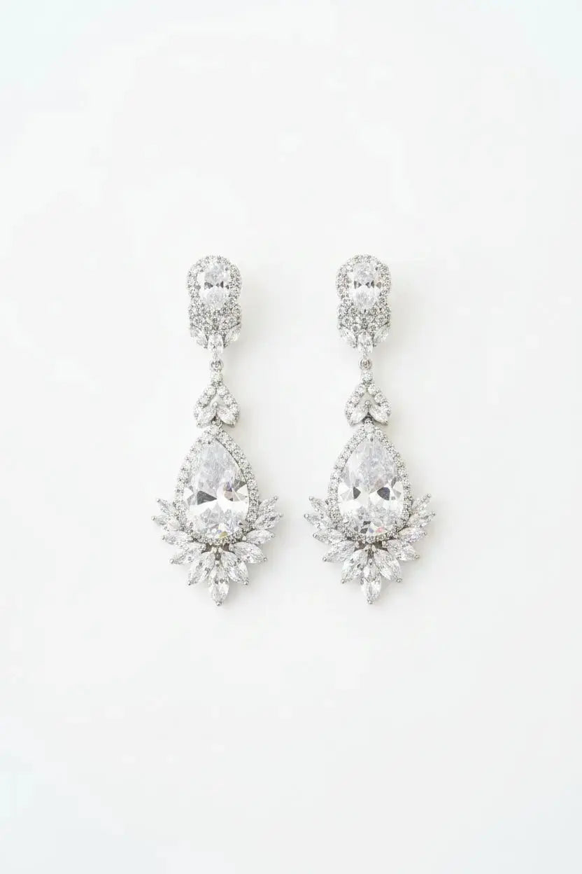Luxury AD Stone Drop Earrings for Women | IMISTYLE - Imistyle Jewellery