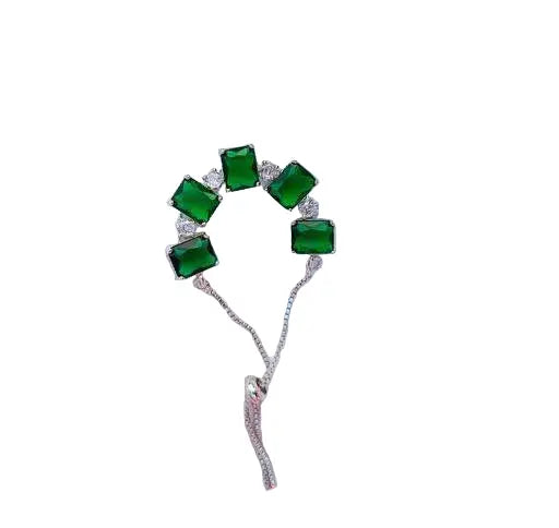Square Crystal Adjustable Bracelet for Women | Trendy Imitation Jewellery Bracelet with Green & Pink Stones – ImistyleJewellery - Imistyle Jewellery