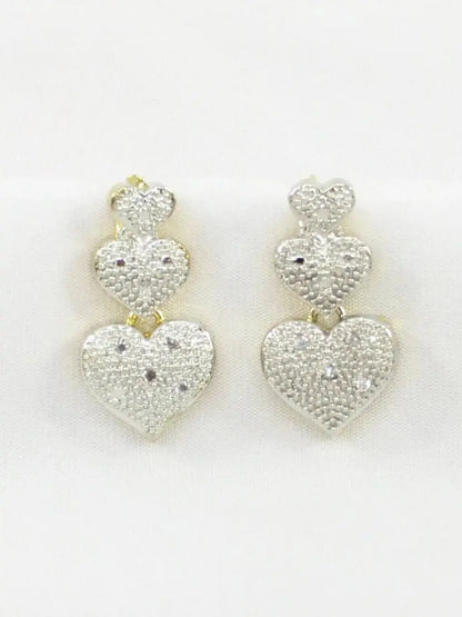 Luxury Heart Shape Necklace Set for Women | Crystal Love Design Earrings & Ring Imitation Jewellery | ImiStyleJewellery - Imistyle Jewellery